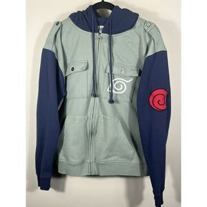 Naruto Shippuden Kakashi Jacket Hoodie Anime Cosplay Multicolor Men's Large